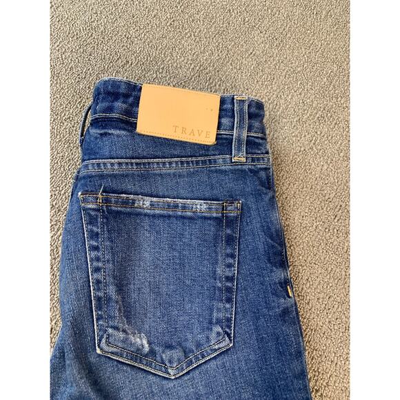 TRAVE Jeans Colette Kick Flare Mid Rise Size 26 - Picture 6 of 12